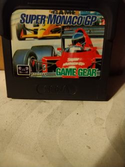 SEGA SUPER MONACO GT GAME GEAR 
