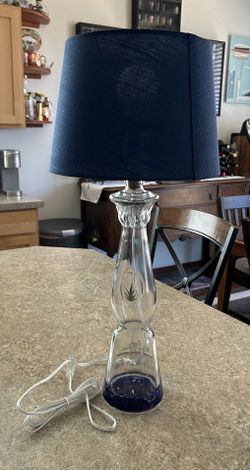 Clase Azul Plata Tequila Bottle Lamp