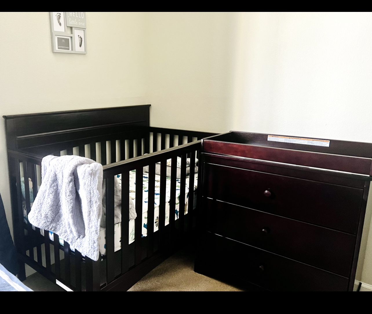 New/Gently Used DELTA Baby Crib and Dresser