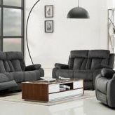 New Reclining Couch  / Love Seat .  Grey, Beige Or Dark Brown Microfiber .  Free Delivery !