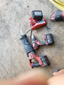 4 Speed Fuel Sawzall And Drill 2 Speed 3 Battery Charger