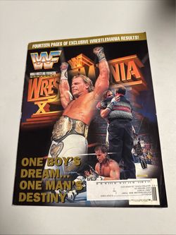 WWF WrestleMania X Magazine June 1996
