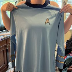 Star Trek Shirt/Costume, Men Or Women’s Size Medium To Large Has Some Stretch