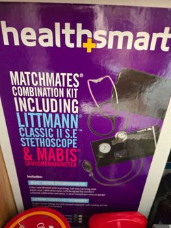 HealthSmart Matchmates Combination Kit – Littmann Stethoscope & Mabis Sphygmomanometer