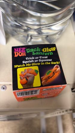 Nee Doh Jack-Glow Lantern Squeeze Toy