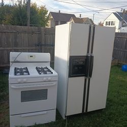 Refrigerator And Stove 