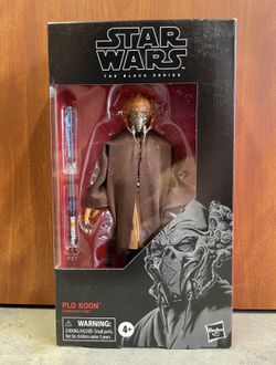 Star Wars Black Series Plo Koon Jedi 6” Figure