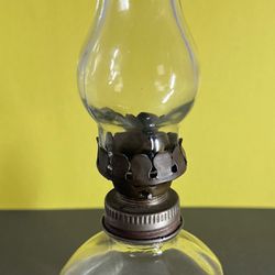 1930s Ball Bottom Oil Lamp 