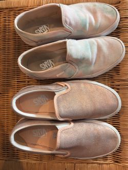 Vans, women’s size 7.5, two pairs
