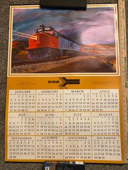 Vintage Amtrak Train posters/calendars 70’s & 80’s
