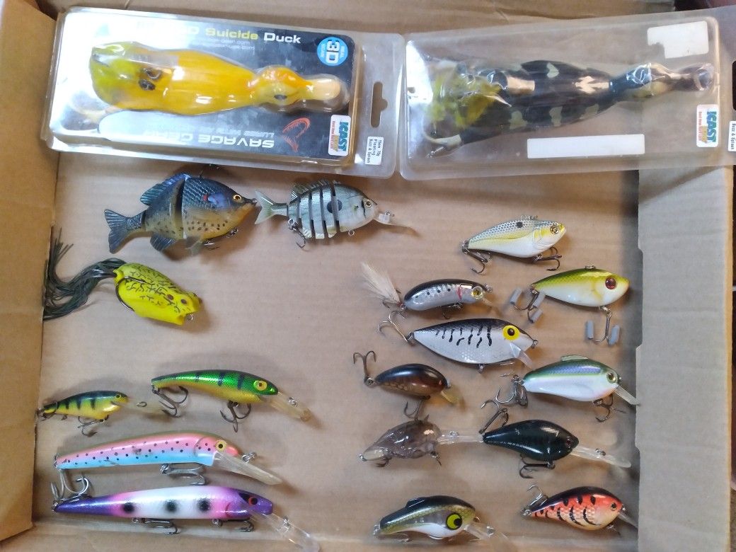 Lures --CRANK/DEEP/SWIM/MUSKY- Obo