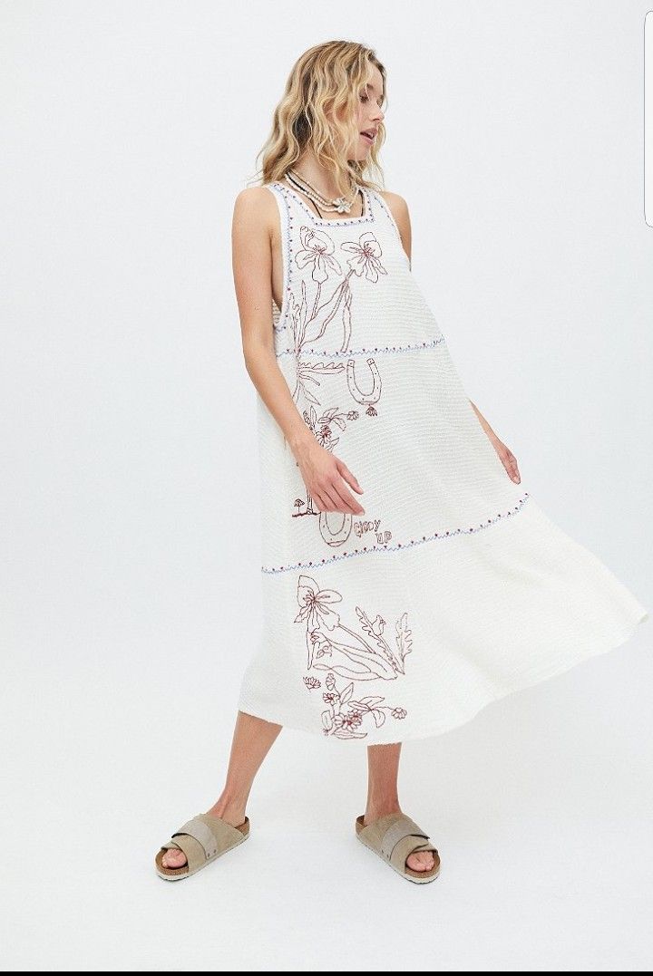 New Urban Outfitters Kimchi Blue Horse Themed Dress Size Large 