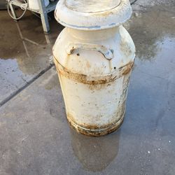 Painted Vintage Milk Can