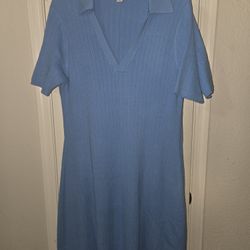 Blue Plus Sweater Dresses Size 2x And 3x 