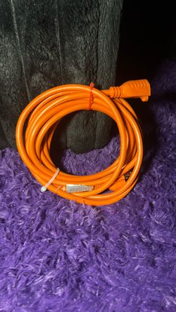 Orange extension cord