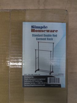 Simple Houseware Double Garment Rack