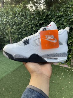 Jordan 4 White Cement 
