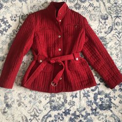 Red Jacket/ Ladies Size L