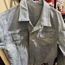 Jean Jacket Women Size XXL