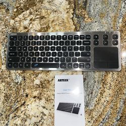 Arteck 2.4G Wireless Touch With Built in Mouse