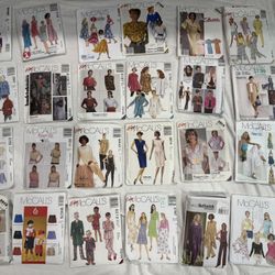 Vintage Sewing Patterns - 24 in total