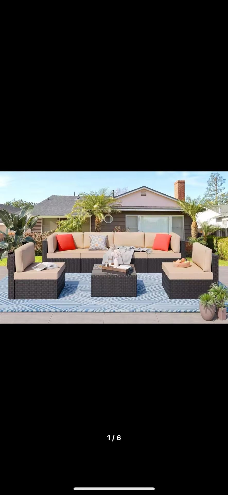 7 Piece Outdoor Patio Furniture Sets