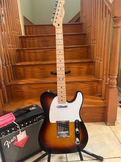 Fender MIM Telecaster (Upgrade/Mint) w/ Fender Champion 20 Amp (Mint)