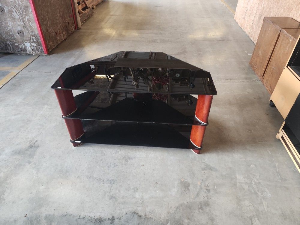 Smoked Glass Stereo Rack 