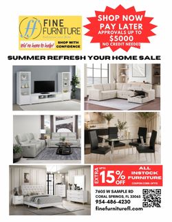 Furniture Summer Refresh Sale