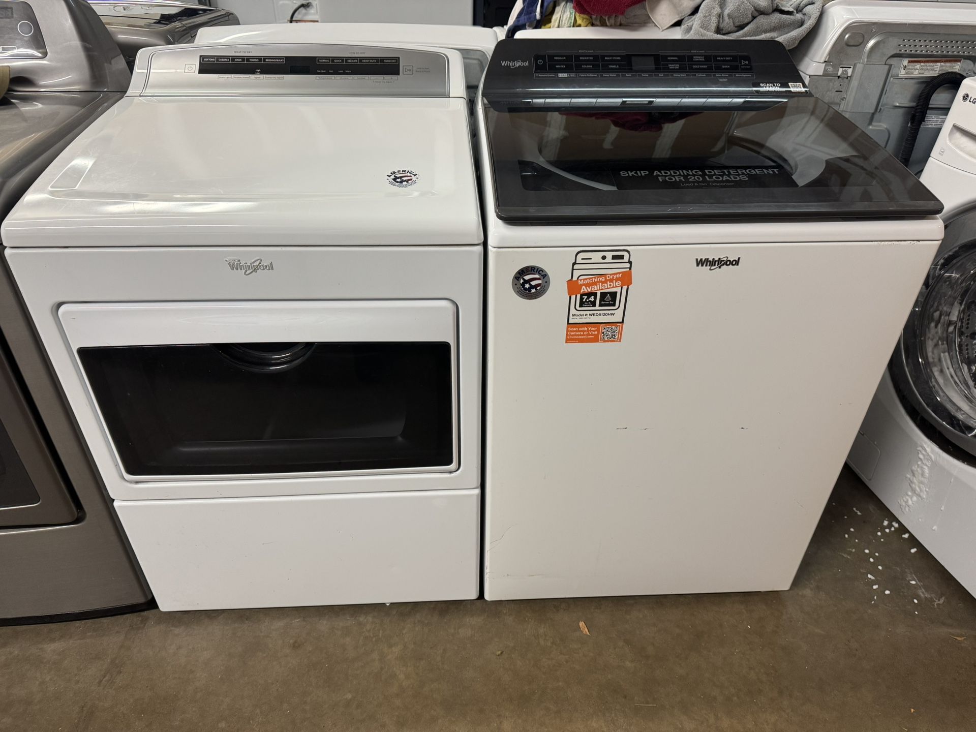 Whirlpool Washer And Electric Dryer