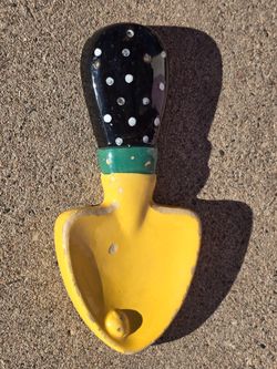 Vintage Ceramic Shovel Spoon Rest Holder