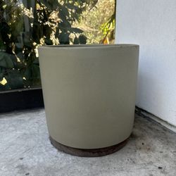 Large Green Case Study Ceramic Planter Pot