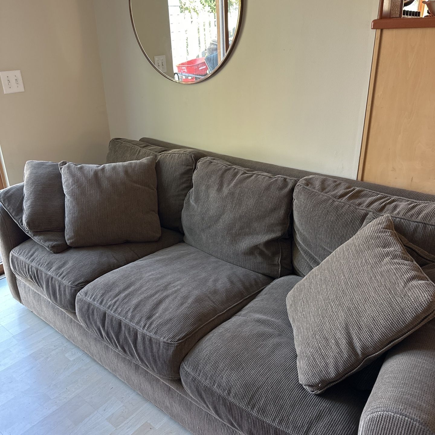 Crate & Barrel Couch and Loveseat Pair