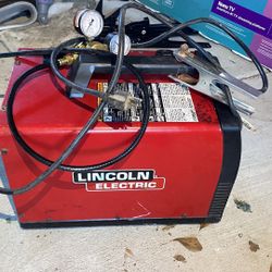 Lincoln Welder And Helmet 