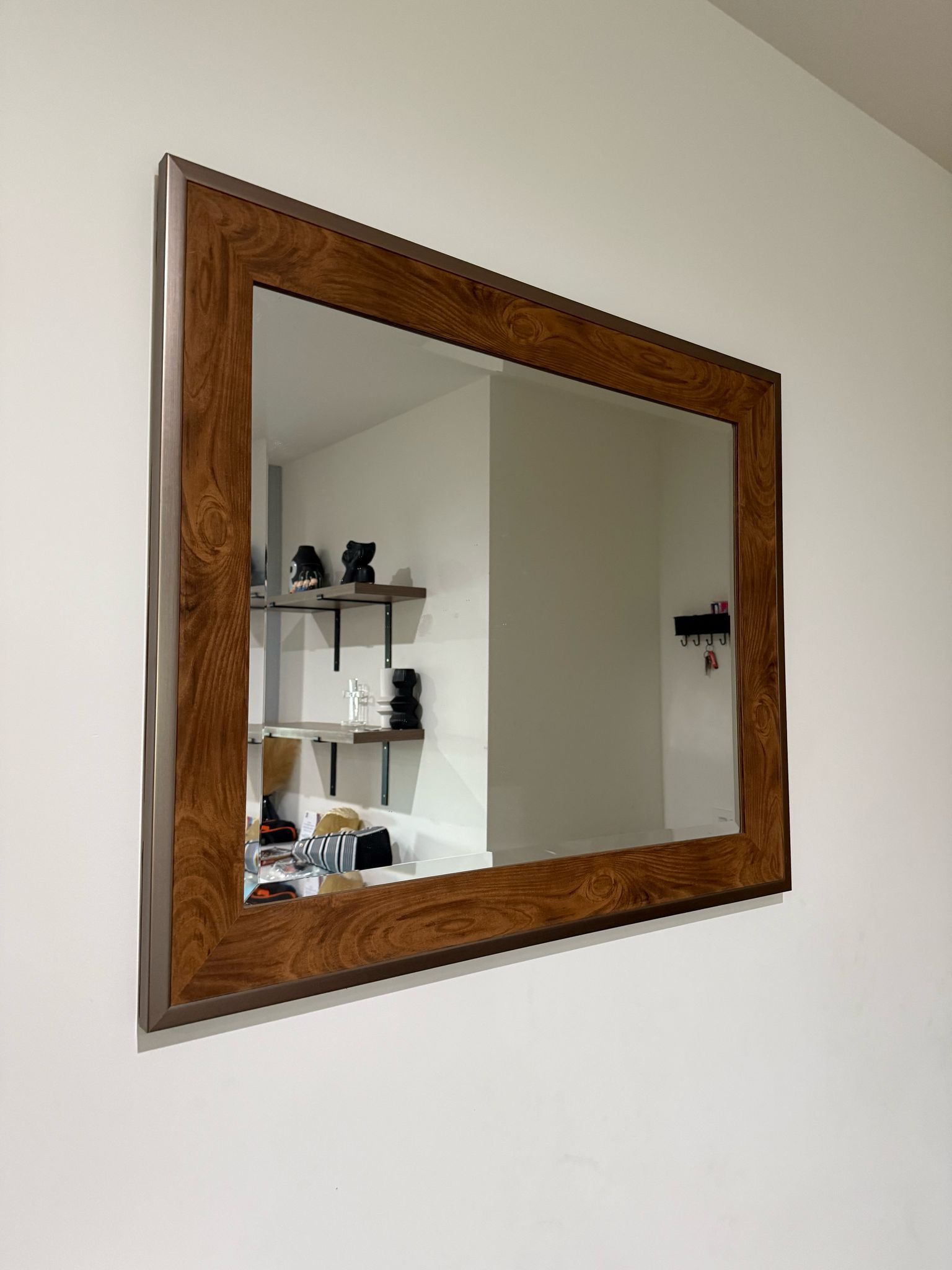 Rustic Mirror 36” inch wide mirror width 30” inch
