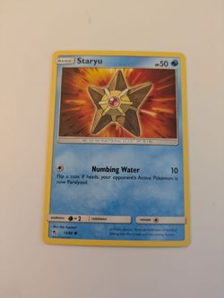 Staryu Pokemon Card Hidden Fates 13