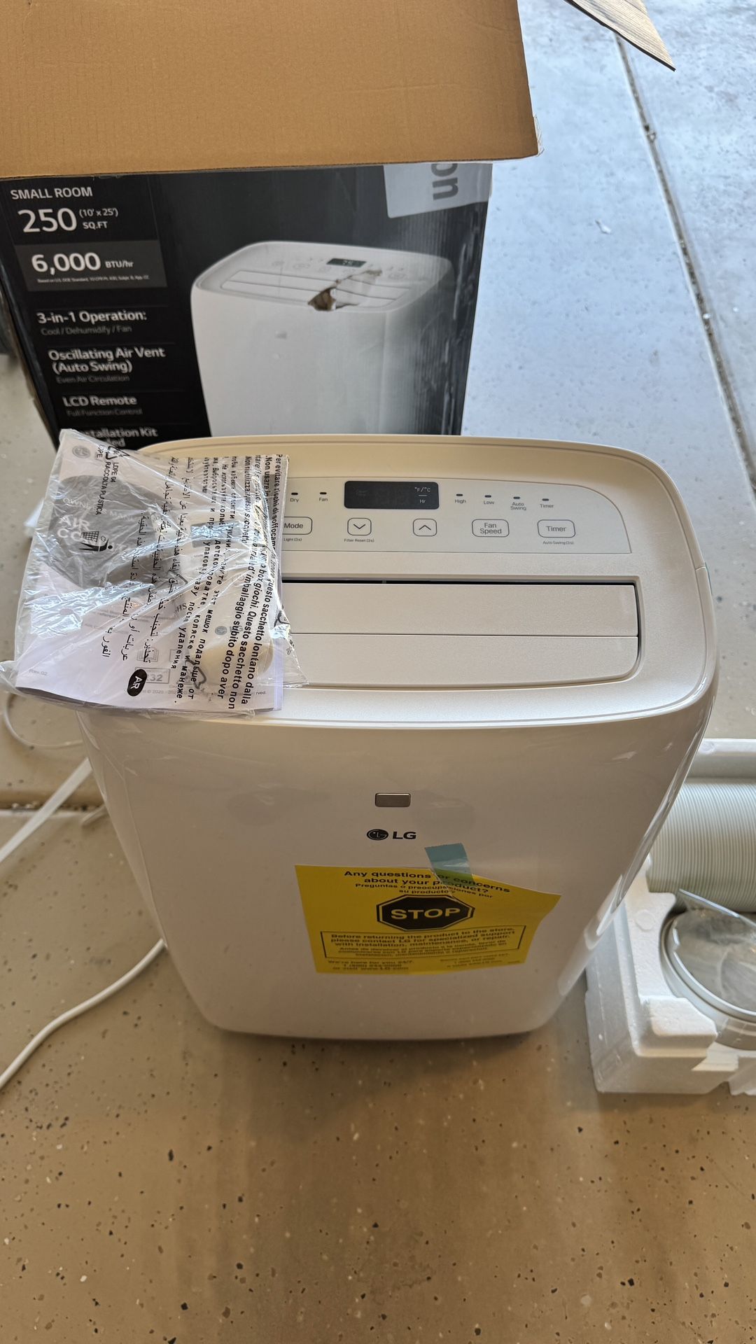 6,000 BTU LG Portable Air Conditioner