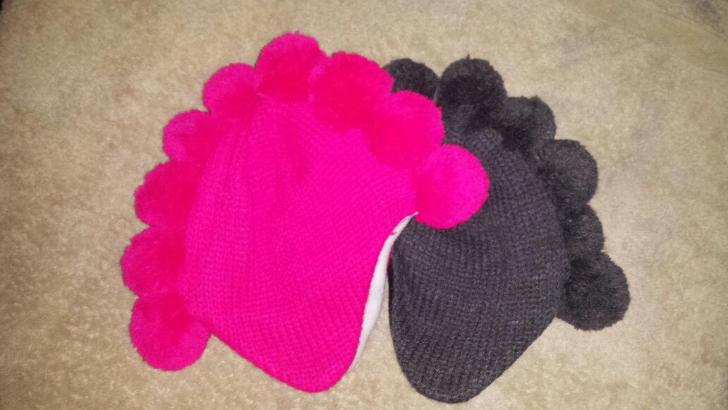 Two New kids hats Size 4-6x