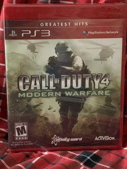 Call of Duty Modern Warfare 4 Greatest Hits PS3 Playstation - BRAND NEW / SEALED