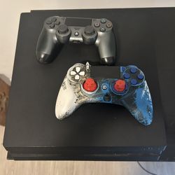 PS4 Pro And Scuff Controller 