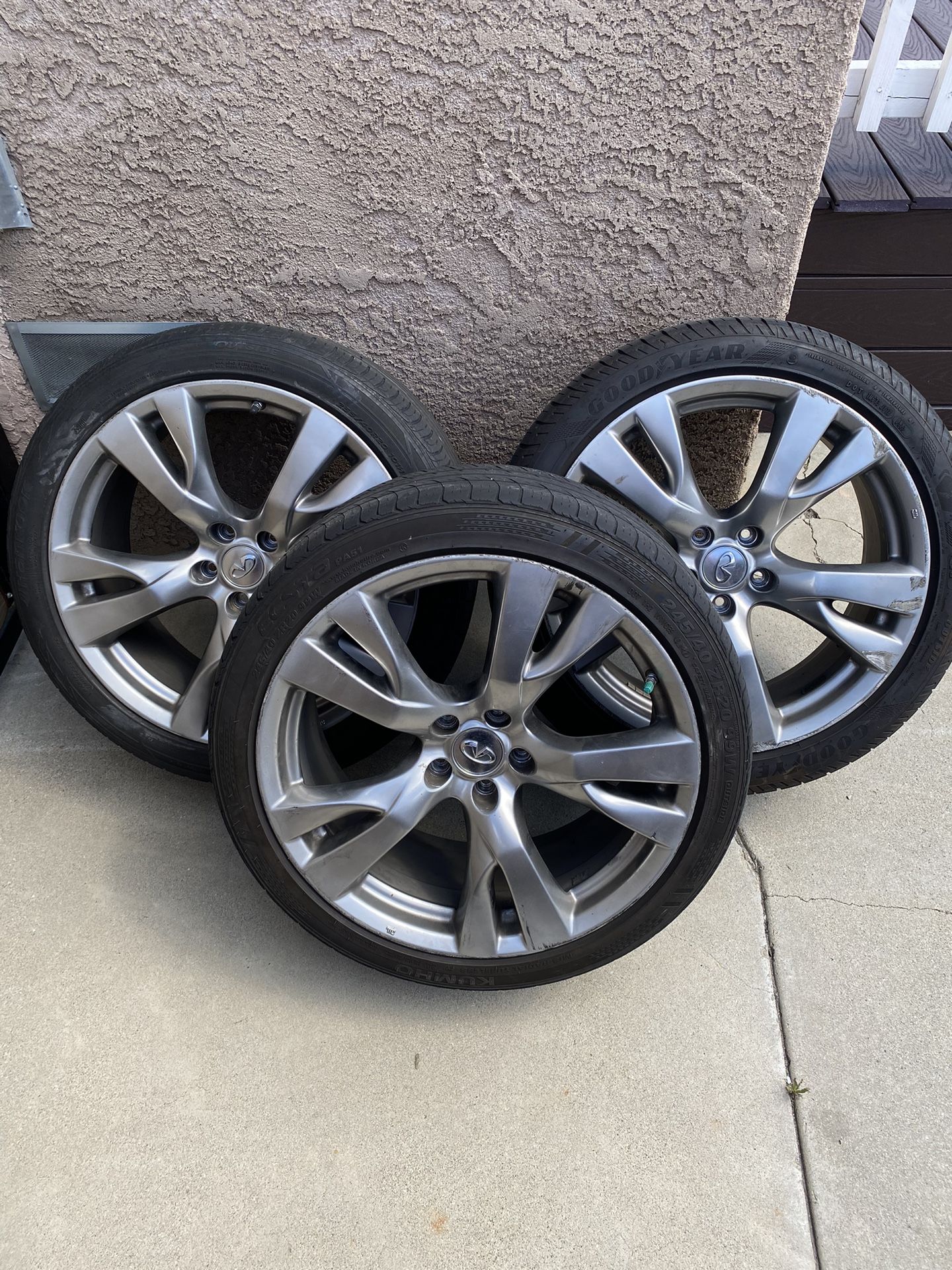 20” infiniti m37 sport stock wheels