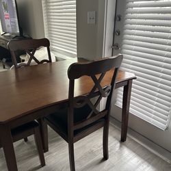 English style Solid wood Dining Table