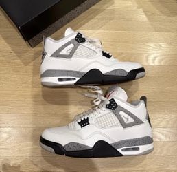 Jordan 4 White Cement Sz 9 Used