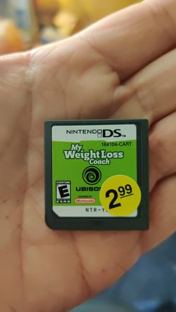My weight loss coach Nintendo DS game