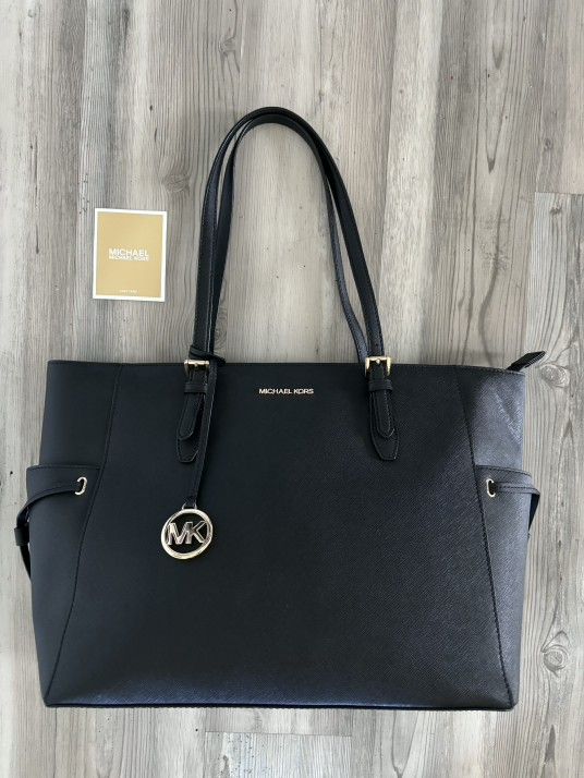 Michael Kors Large Travel Tote Shoulder Bag Black