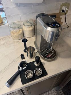 DeLonghi Dedica Duo Espresso and Cold Brew Machine with Milk Frother