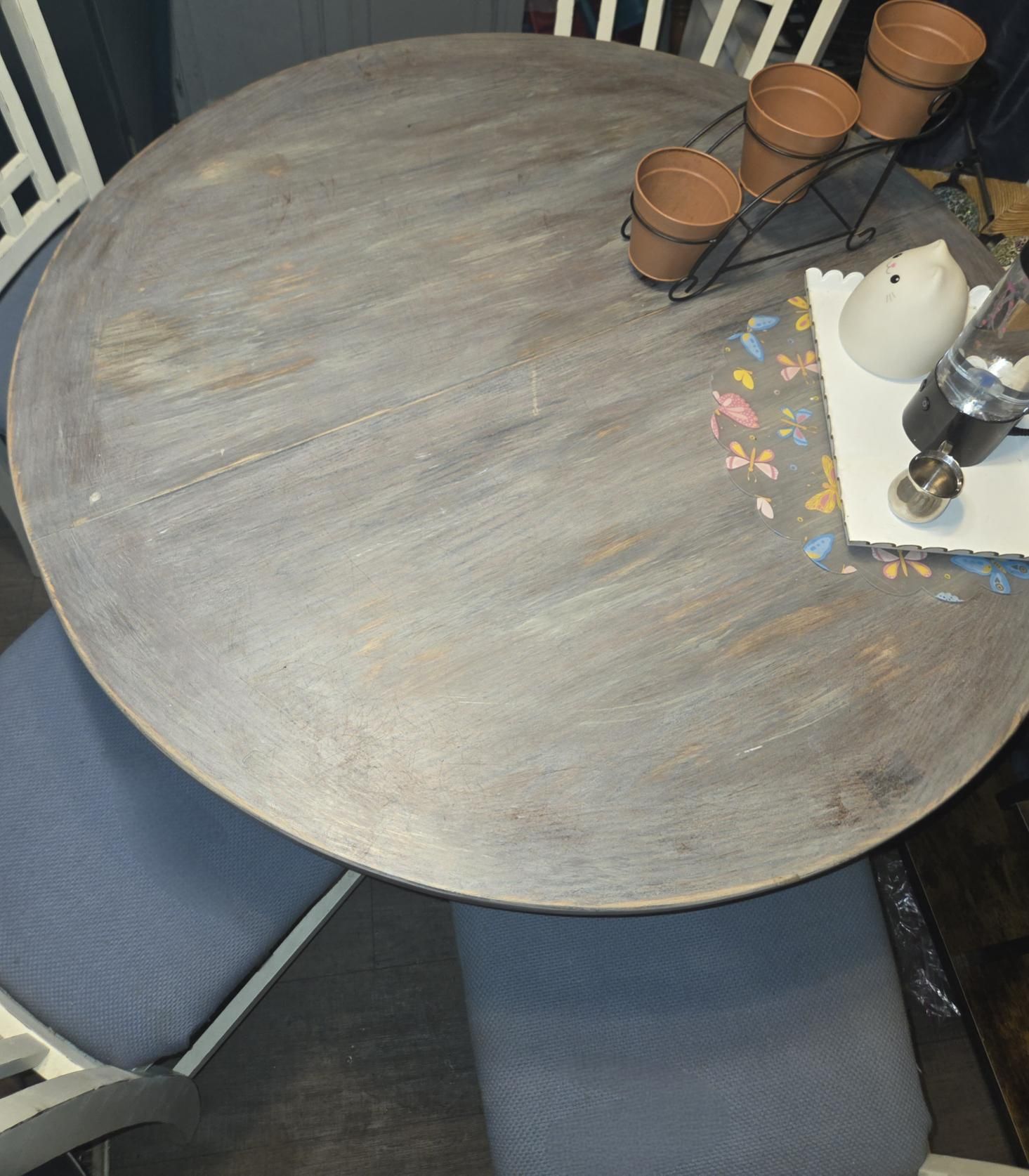 Refurbished Heavy Duty table with 4 chairs