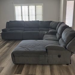 Large  family sofa section fits up 8 ppl