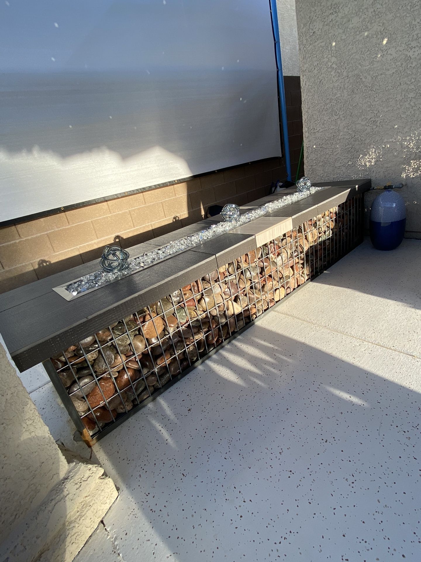 Custom Gabion Fire pits