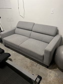 Grey Loveseat 